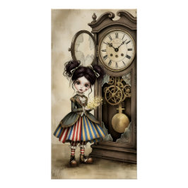 Whimsical Dark Circus Doll Poster ポスター
