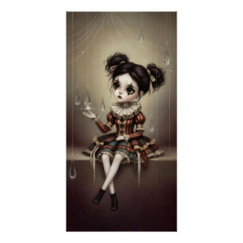 Whimsical Dark Circus Doll Poster ポスター
