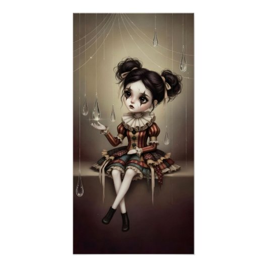 Whimsical Dark Circus Doll Poster ポスター (正面)