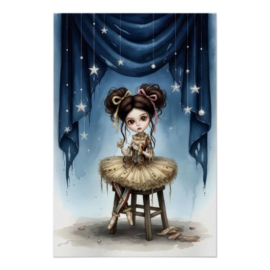 Whimsical Dark Circus Doll Poster ポスター (正面)