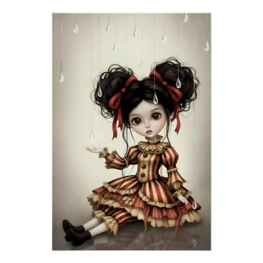 Whimsical Dark Circus Doll Poster ポスター (正面)