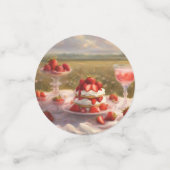Whimsical decadent Strawberry Shortcake party コンフェッティ (スモール正面)