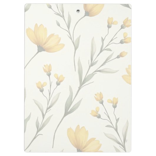 Whimsical Deer & Hedgehog Clipboard  クリップボード (裏面)