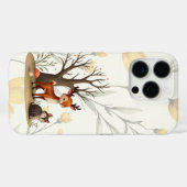Whimsical Deer & Hedgehog iPhone/iPad Case Case-Mate iPhoneケース (裏面 (横))