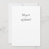 Whimsical Dogs Valentine Hearts and Red Roses カード (裏面)