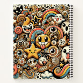 Whimsical Doodle Parade ノートブック (裏面)