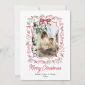 whimsical doodles photo christmas シーズンカード (正面)