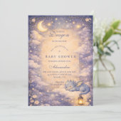 Whimsical Dragon Fantasy Baby Shower 招待状 (スタンド正面)