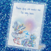 Whimsical Drop Books for Baby Shower  台座サイン