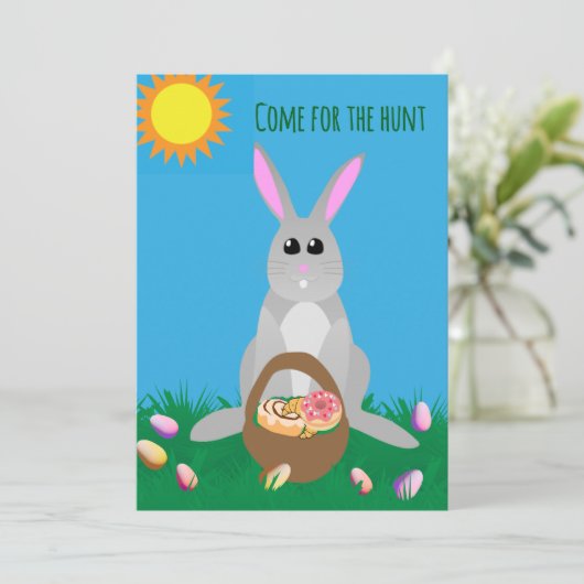 Whimsical Easter Brunch  招待状 (スタンド正面)