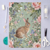 Whimsical Easter Bunny Watercolor Tissue Paper 薄葉紙 (クラフト)