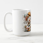 Whimsical Easter Egg Mug  コーヒーマグカップ (左)