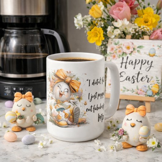 Whimsical Easter Egg Mug  コーヒーマグカップ