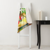 Whimsical Easter Greetings: Rider on Giant Chick シェルパブランケット (インサイチュ)