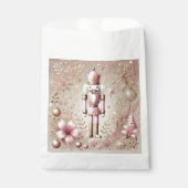 Whimsical Elegant Pink & Gold Pastel Nutcracker フェイバーバッグ (正面)