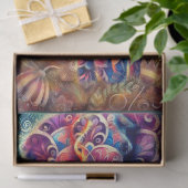 Whimsical Elephant at Night Stars Moon Decoupage 薄葉紙 (ギフト)