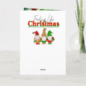 Whimsical Elf | Personalized Christmas カード (裏面)