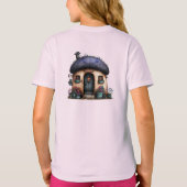 Whimsical Enchanted Fairy Cottage Art Tシャツ (裏面)