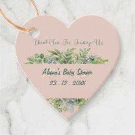 Whimsical Eucalyptus Baby Shower Personalized  フェイバータグ
