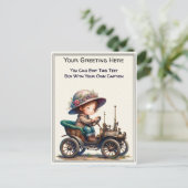 Whimsical Everyday Sentiment Steampunk Art   ポストカード (スタンド正面)