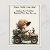 Whimsical Everyday Sentiment Steampunk Art   ポストカード (正面)