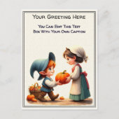 Whimsical Everyday Sentiment Storybook Art   ポストカード (正面)