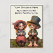 Whimsical Everyday Sentiment Storybook Art   ポストカード (正面)