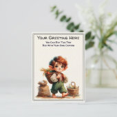 Whimsical Everyday Sentiment Storybook Art   ポストカード (スタンド正面)