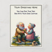 Whimsical Everyday Sentiment Storybook Art   ポストカード (正面)