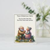 Whimsical Everyday Sentiment Storybook Art   ポストカード (スタンド正面)