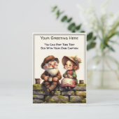 Whimsical Everyday Sentiment Storybook Art   ポストカード (スタンド正面)