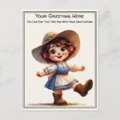 Whimsical Everyday Sentiment Storybook Art   ポストカード (正面)