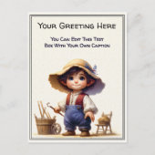 Whimsical Everyday Sentiment Storybook Art   ポストカード (正面)