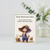 Whimsical Everyday Sentiment Storybook Art   ポストカード (スタンド正面)