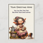 Whimsical Everyday Sentiment Storybook Art   ポストカード (正面)