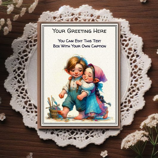 Whimsical Everyday Sentiment Storybook Art   ポストカード