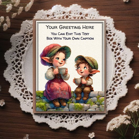 Whimsical Everyday Sentiment Storybook Art   ポストカード