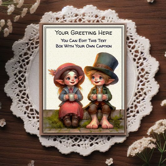 Whimsical Everyday Sentiment Storybook Art   ポストカード