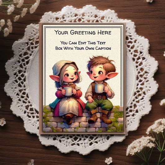 Whimsical Everyday Sentiment Storybook Art   ポストカード