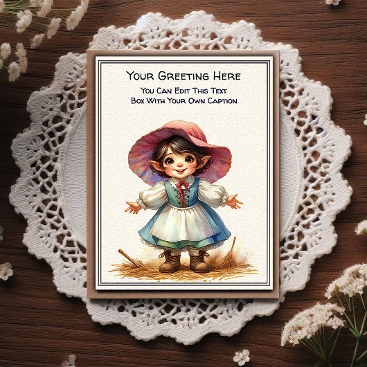 Whimsical Everyday Sentiment Storybook Art   ポストカード