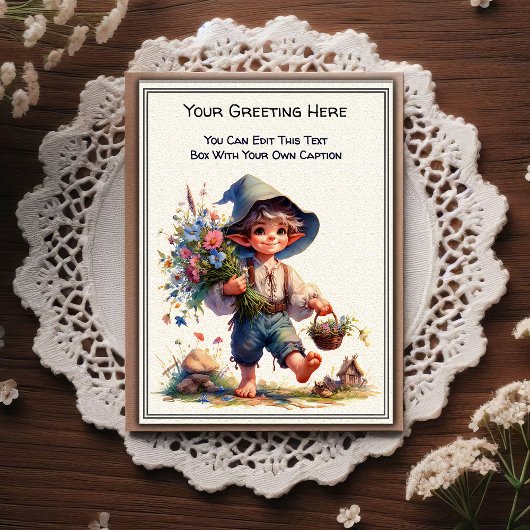 Whimsical Everyday Sentiment Storybook Art ポストカード