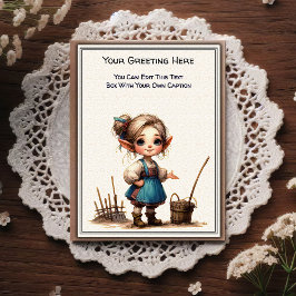 Whimsical Everyday Sentiment Storybook Art   ポストカード