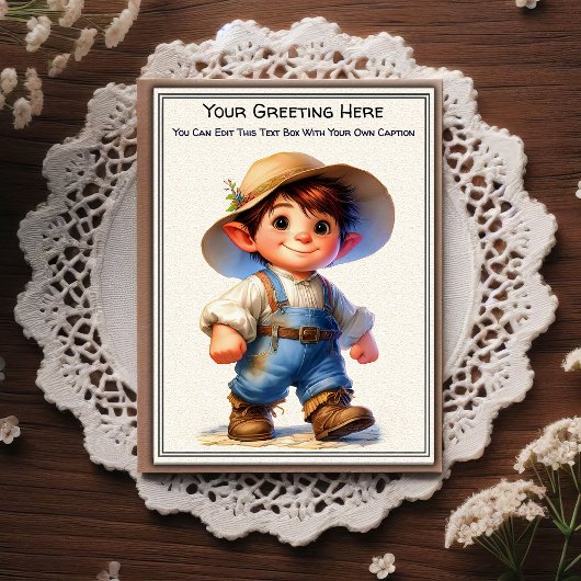 Whimsical Everyday Sentiment Storybook Art ポストカード