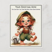 Whimsical Everyday Sentiment Storybook Art   ポストカード (正面)