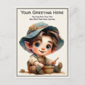 Whimsical Everyday Sentiment Storybook Art   ポストカード (正面)