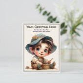 Whimsical Everyday Sentiment Storybook Art   ポストカード (スタンド正面)