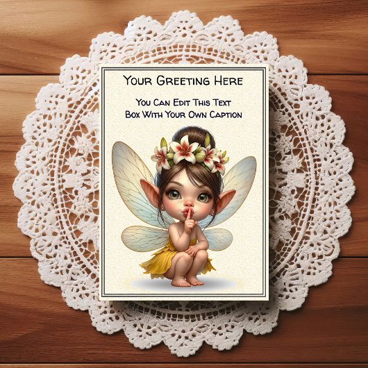 whimsical everyday sentiment storybook fairy ポストカード