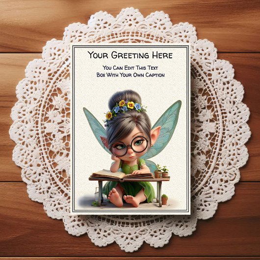 whimsical everyday sentiment storybook fairy ポストカード