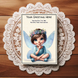 Whimsical Everyday Sentiment Storybook Fairy ポストカード