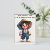 Whimsical Everyday Sentiment Vintage Art Postcard ポストカード (スタンド正面)